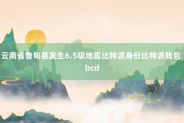 云南省鲁甸县发生6.5级地震比特派身份比特派钱包 bcd