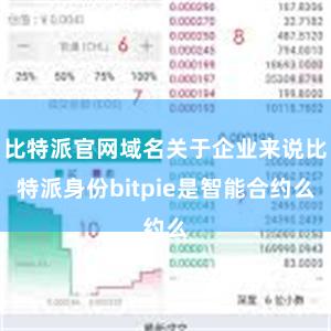 比特派官网域名关于企业来说比特派身份bitpie是智能合约么